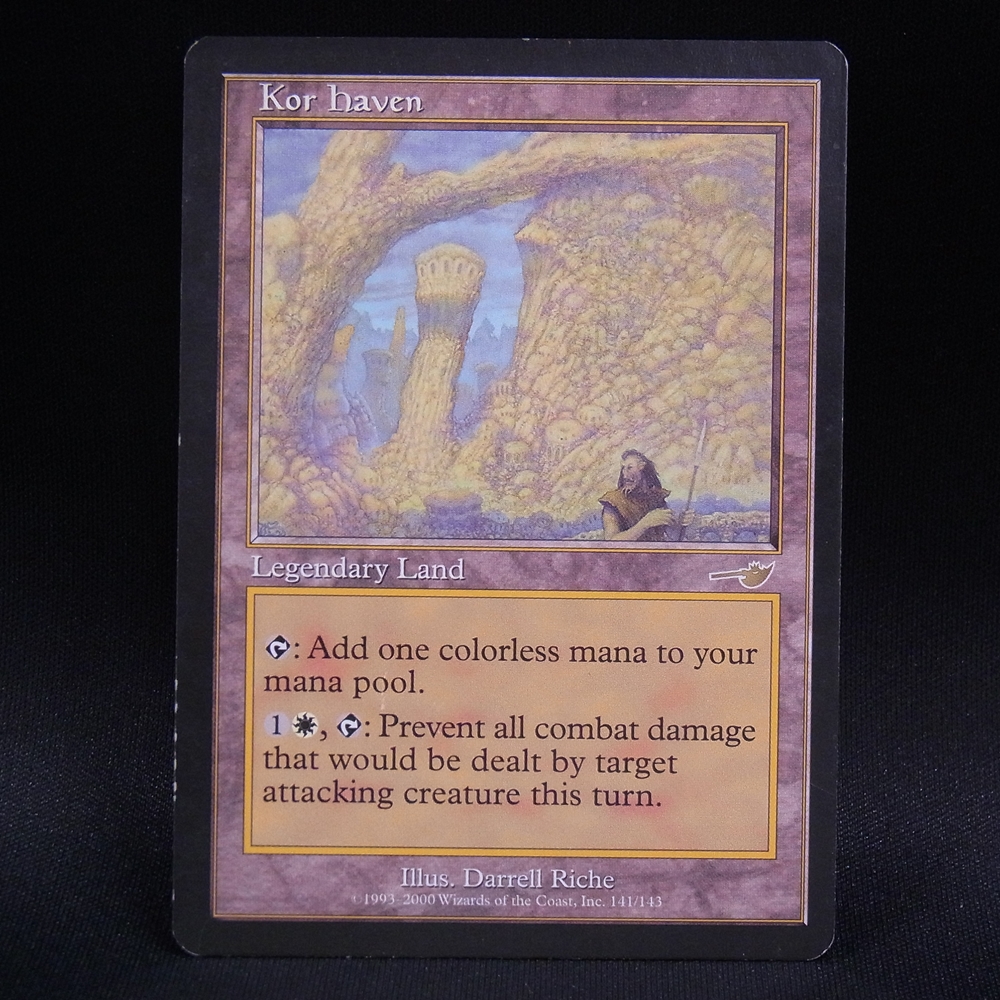 ◆【中古MTG】マジックザギャザリング│コーの安息所/Kor Haven【NEM/JP】