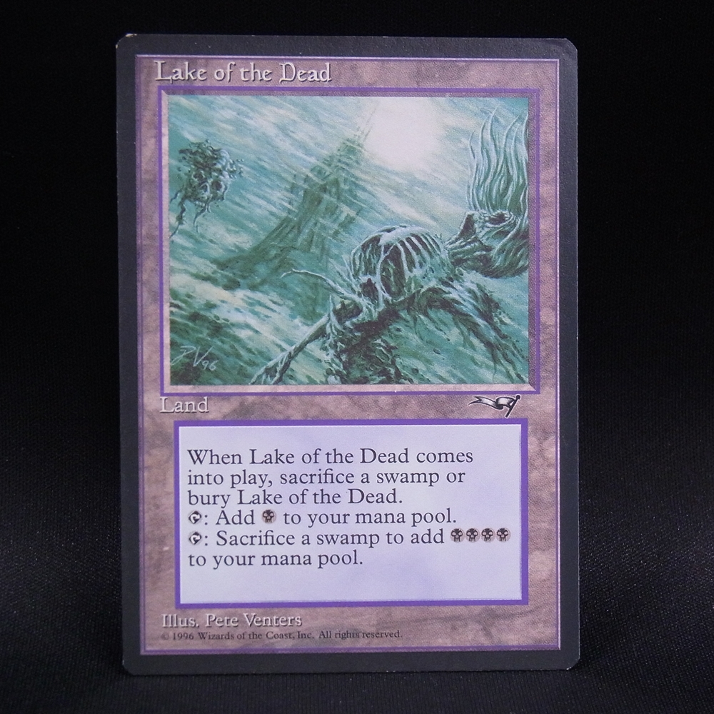 ◆【中古MTG】マジックザギャザリング│Lake of the Dead【ALL/EN】