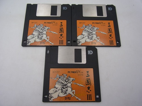 【中古PCソフト】三国志Ⅲ/PC-9801/3.5インチ※ディスクのみ