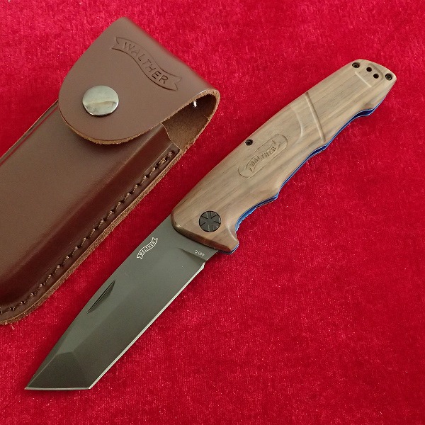WALTHER ワルサー BWK-4 フォールディングナイフ ウォールナット