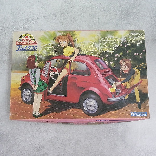 グンゼ 1/24 園田健一SELECTION ユーロ・ラヴァーズ・クラブ フィアット500