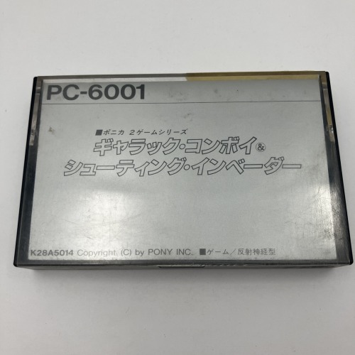 【中古PCソフト】ギャラック・コンボイ＆シューティング・インベーダー/PC-6001/カセットテープのみ