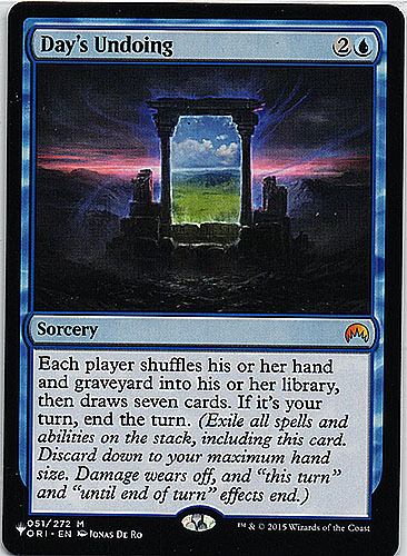 中古MTG【The List】	一日のやり直し/Day's Undoing	《英》	（MTG/マジック:ザ・ギャザリング）	【管理:M0457】