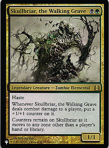 中古MTG【The List】	歩く墓場、髑髏茨/Skullbriar, the Walking Grave《英》（MTG/マジック:ザ・ギャザリング）【管理:M0467】