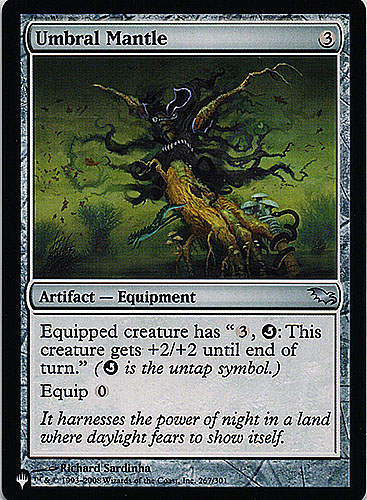 中古MTG【The List】	暗黒のマントル/Umbral Mantle《英》（MTG/マジック:ザ・ギャザリング）【管理:M0470】