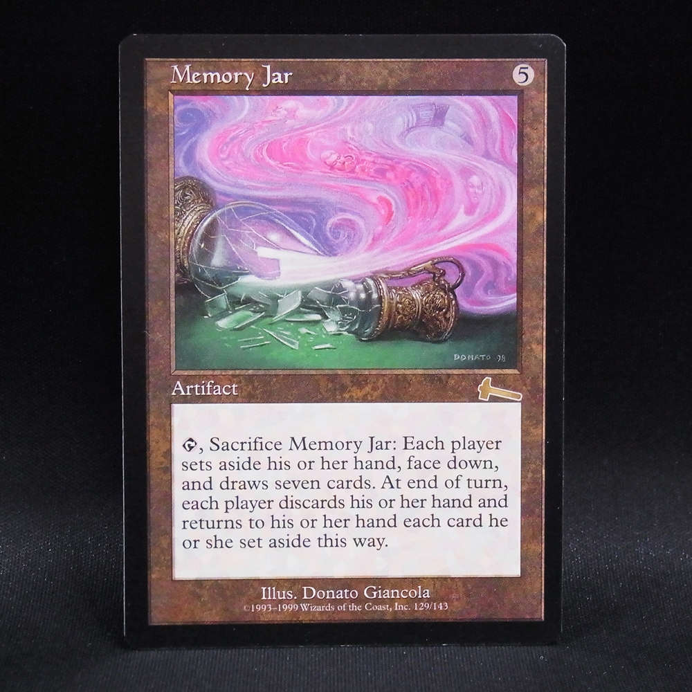 ◆【中古MTG】マジックザギャザリング│記憶の壺/Memory Jar【ULG/EN】