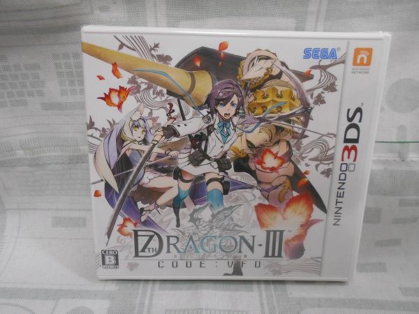 【店頭併売品】3DS「セブンスドラゴンIII CODE:VFD」 未開封品【TY-CS070】