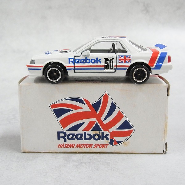 ［ランクB］トミカ 日本製 リーボック 日産 スカイライン GTS-R 長谷見モータースポーツ ＃50