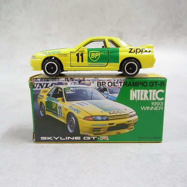 ［ランクA］トミカ ガリバー特注 日本製 日産 スカイライン BP OIL TRAMPIO GT-R R32 インターテック1993優勝 ＃11