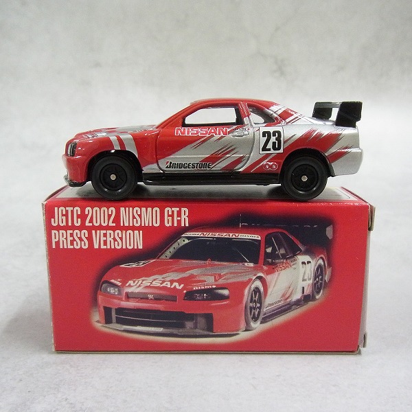［ランクA］トミカ アイアイアド特注 日産 スカイライン ニスモ GT-R プレスVer. JGTC 2002 ＃23