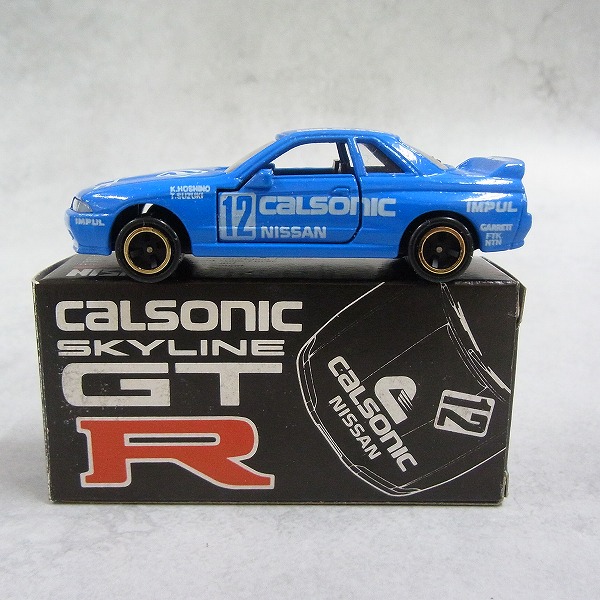 ［ランクA］トミカ ガリバー特注 日本製 日産 カルソニック スカイライン GT-R R32 ＃12 濃黒箱
