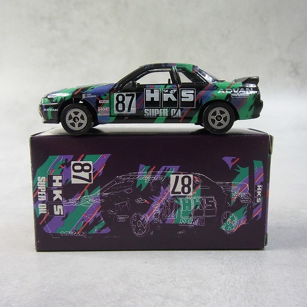 ［ランクA］トミカ アイアイアド特注 日本製 日産 スカイライン GT-R HKS SUPER OIL 1993 JTCC 菅生 #87
