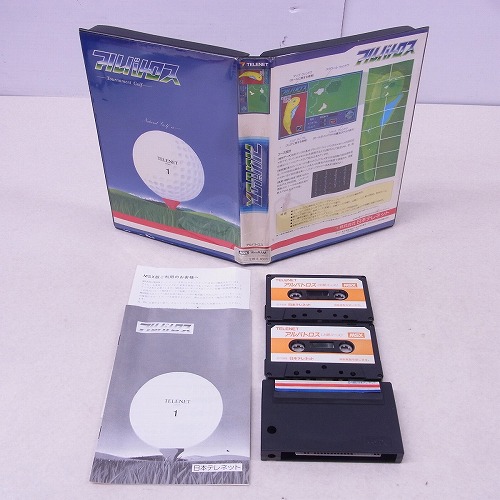【中古PCソフト】MSX│アルバトロス Tournament Golf ROM テープ