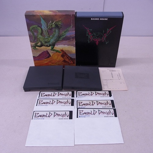 【中古PCソフト】PC-8801mkIISR│ EMERALD DRAGON 5インチ