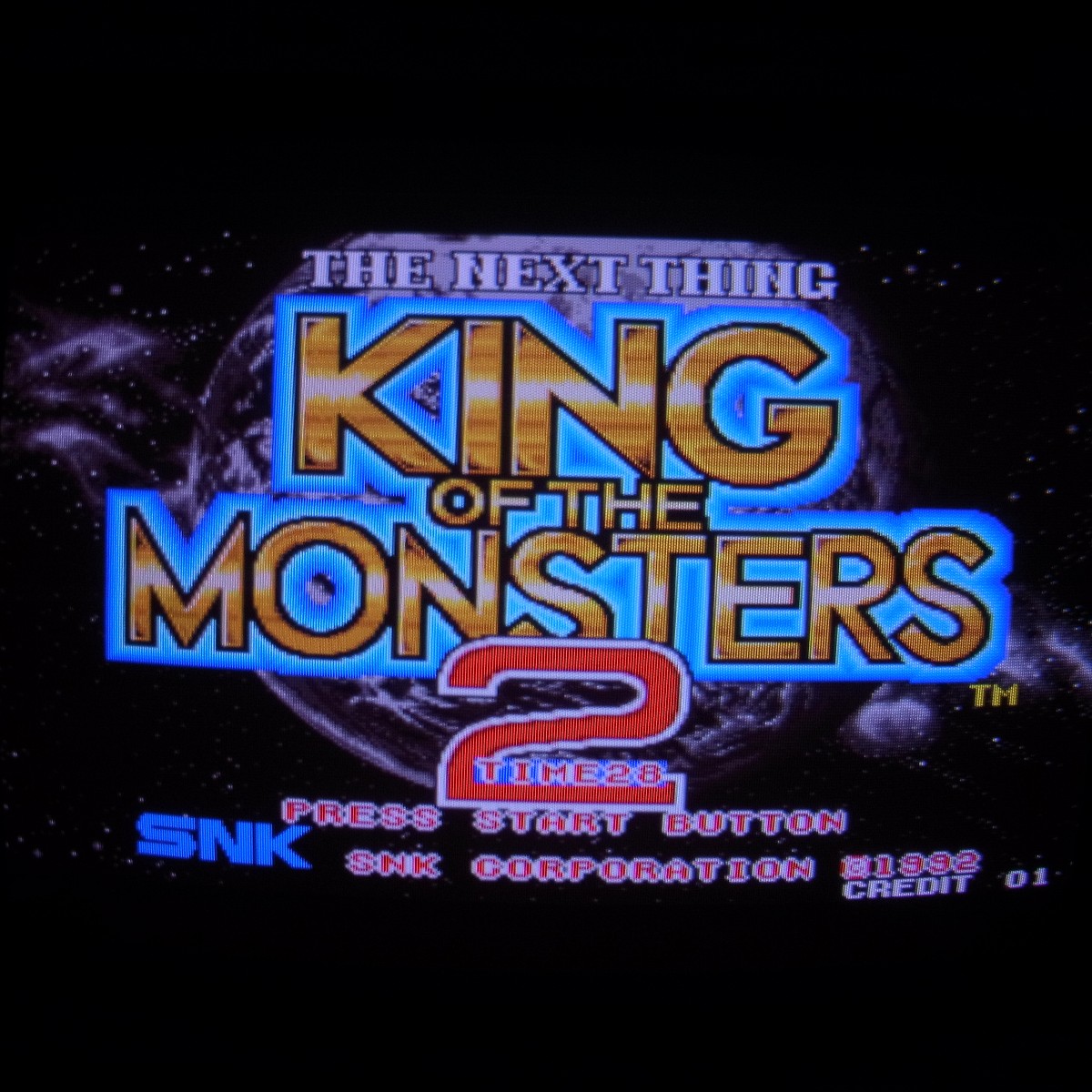 【中古アーケード基板】エスエヌケイ/SNK キング・オブ・ザ・モンスターズ2 KING OF THE MONSTERS MVS インストプラ板純正 動作確認済