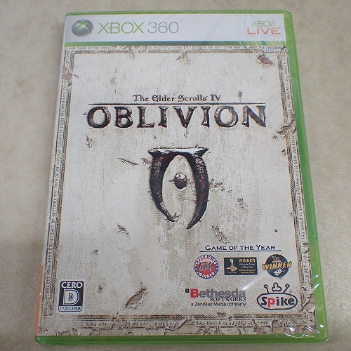 【中古ソフト】XBOX360│The Elder Scrolls IV OBLIVION 未開封