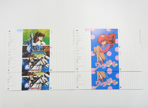 【中古グッズ】カセットテープインデックス│ ワンダーモモ/ドラゴンスピリット 4枚セット