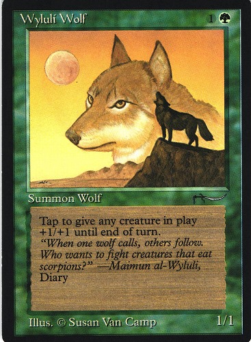 中古MTG【ARN】ワイルーリーの狼 / Wyluli Wolf 《英》（MTG/マジック:ザ・ギャザリング）【管理:M0492A】