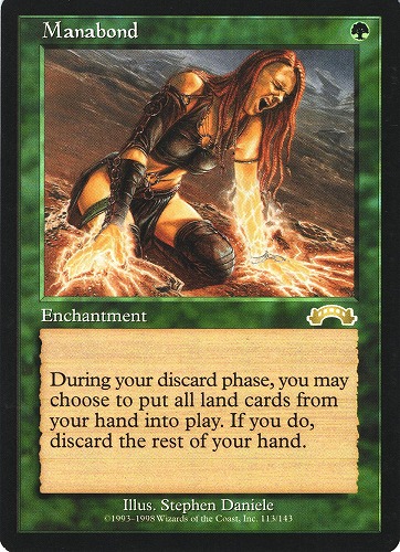 中古MTG【EXO】マナ結合 / Manabond 《英》（MTG/マジック:ザ・ギャザリング）【管理:M0495A】