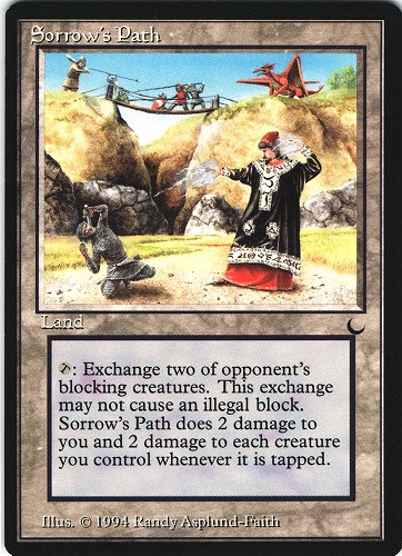 中古MTG【DRK】Sorrow's Path 《英》（MTG/マジック:ザ・ギャザリング）【管理:M0554A】