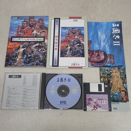 【中古PCソフト】FM TOWNS｜三國志 II 3.5インチ/CD