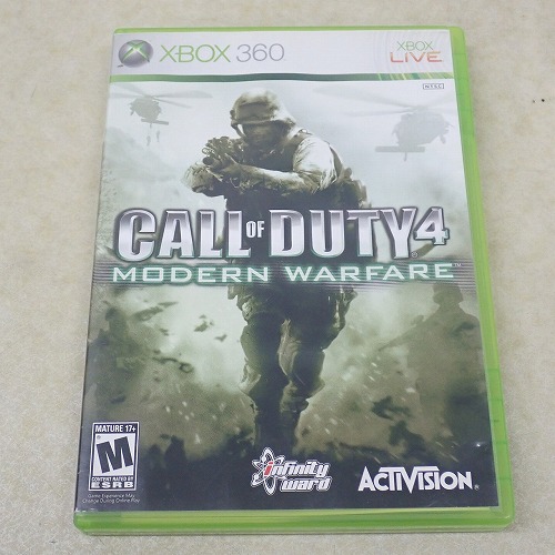 【中古ソフト】XBOX360 | CALL OF DUTY 4 MODERN WARFARE 北米版 海外版