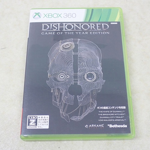 【中古ソフト】XBOX360 | DISHONORED GAME OF THE YEAR EDITION