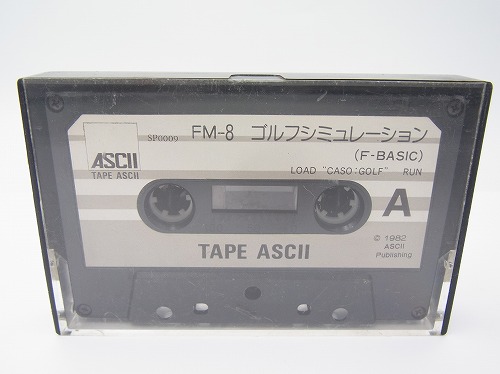 【中古PCソフト】ゴルフシミュレーション/FM-7/8/カセットテープ