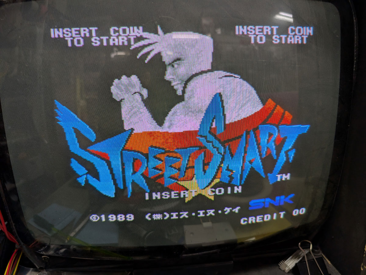 【店頭併売品】（アーケード基板）SNK「ストリートスマート」【AR-3604】