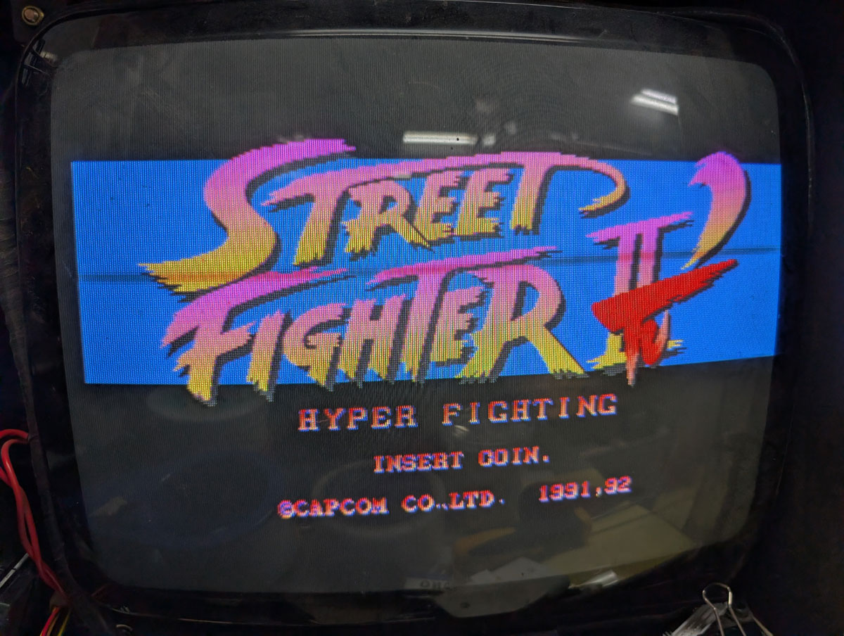 【店頭併売品】（アーケード基板）カプコン「ストリートファイターIIダッシュターボ」【AR-3613】